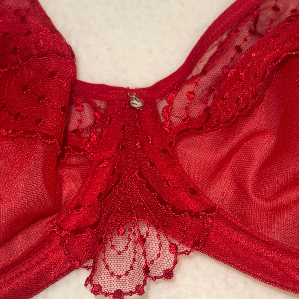 Elomi Priya 42I unlined underwire 3-part cup full figure bra $72 NWOT - Picture 7 of 14